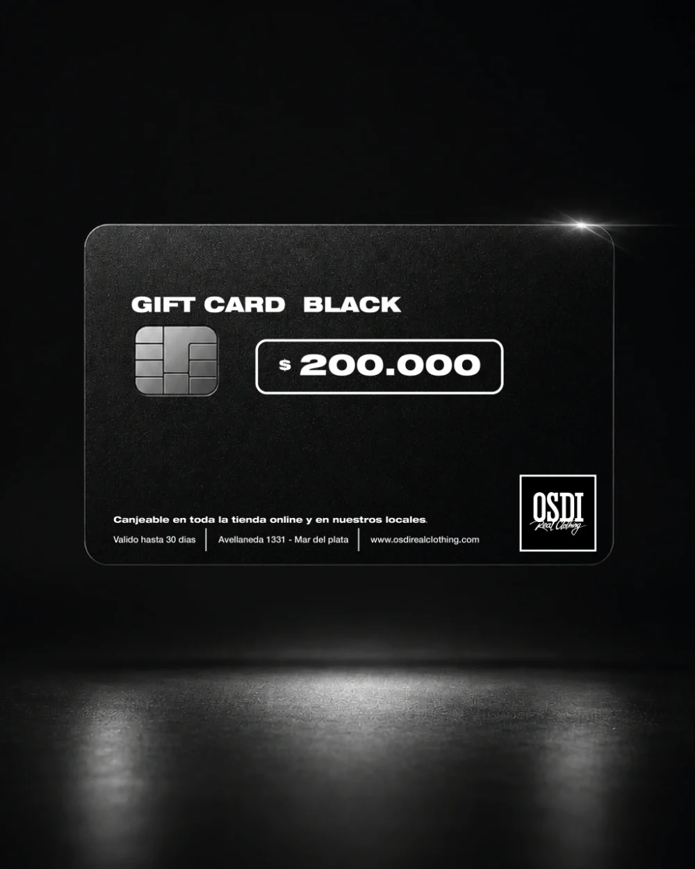GIFT CARD BLACK