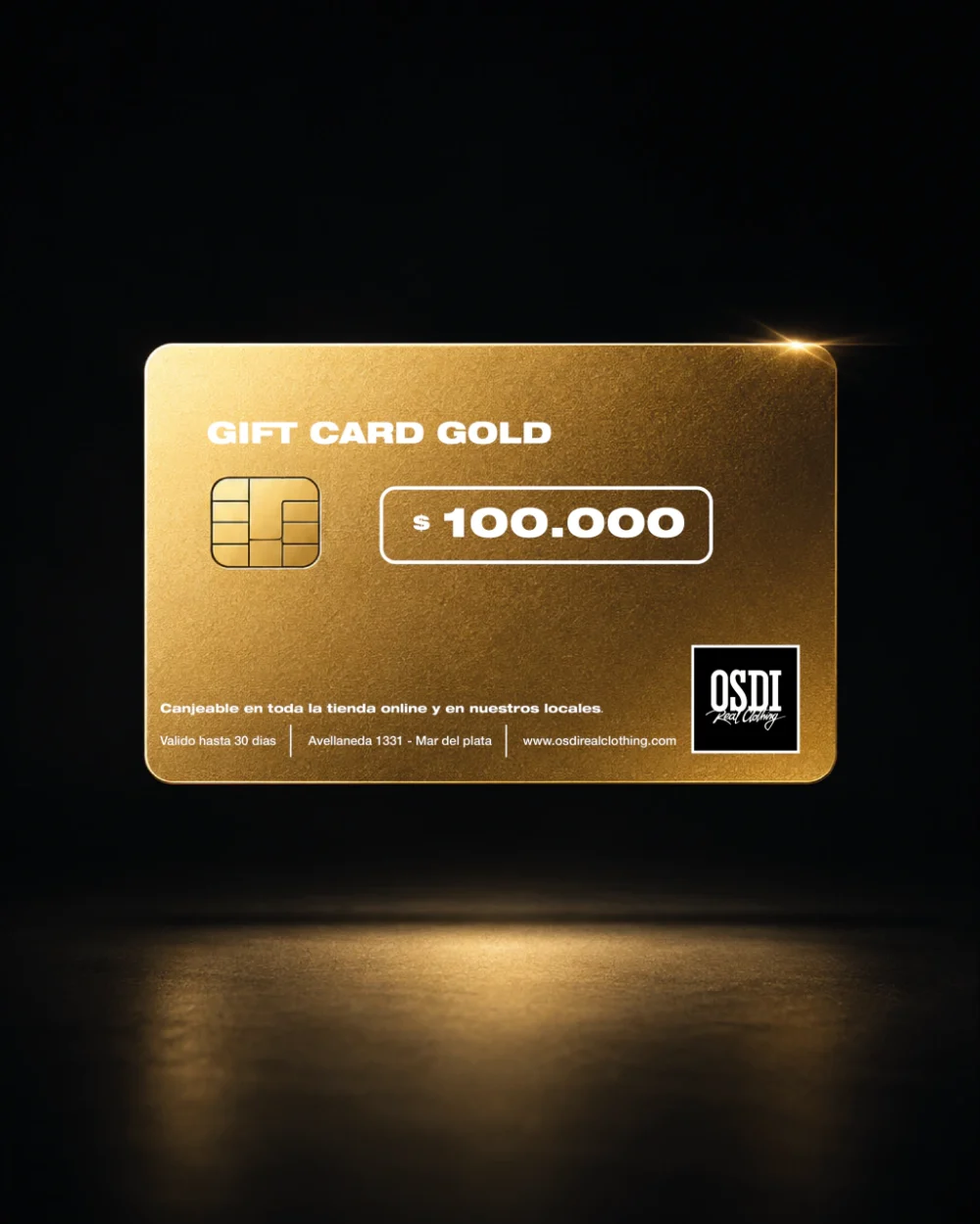 GIFT CARD GOLD