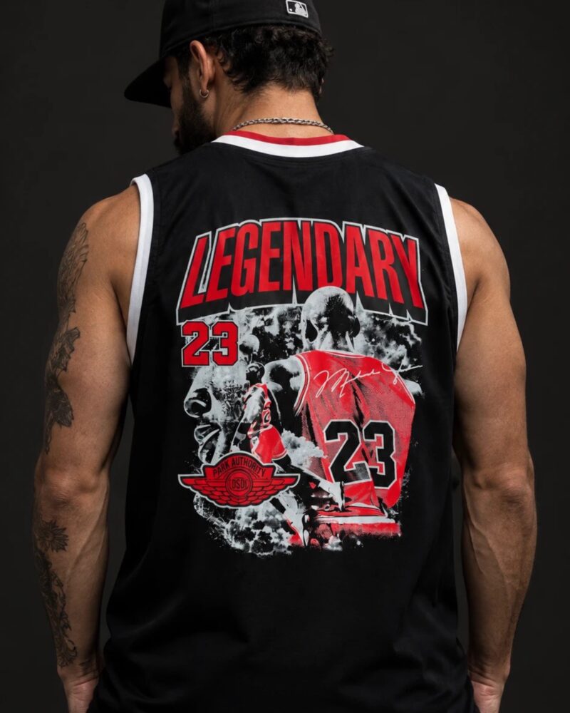 Musculosa Legendary OSDI espalda con estampa tributo 23