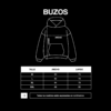 Tabla de talles buzos OSDI: M 60x74, L 62x76, XL 64x78, XXL 68x80 cm